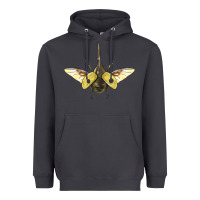 Smoke Hercules Beetle With Wings Heavyweight Hoodie - LillyAllenDesigns