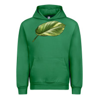 Emerald Golden Pothos Leaf Urban Hoodie - LillyAllenDesigns