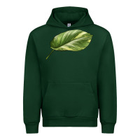 Forest Green Golden Pothos Leaf Urban Hoodie - LillyAllenDesigns