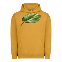Pigment Peanut Butter Golden Pothos Leaf Urban Hoodie - LillyAllenDesigns