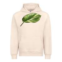 Sandshell Golden Pothos Leaf Urban Hoodie - LillyAllenDesigns
