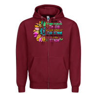 Burgundy they whispered to her you can't withstand the stor Zipper Hoodie - Artiststas