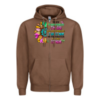 Chestnut they whispered to her you can't withstand the stor Zipper Hoodie - Artiststas