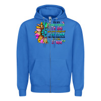 True Royal they whispered to her you can't withstand the stor Zipper Hoodie - Artiststas