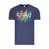 Vintage Denim snow cute with unicorn Vintage Tee - Zillion Design Studio