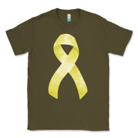 Army Green sarcoma or bone cancer ribbon Classic Tee - FaDigitalArtStudio