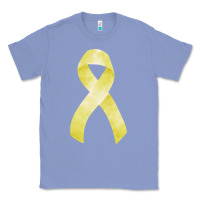 Colony Blue sarcoma or bone cancer ribbon Classic Tee - FaDigitalArtStudio
