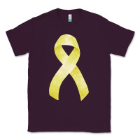 Plum sarcoma or bone cancer ribbon Classic Tee - FaDigitalArtStudio