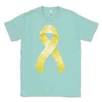 Seafoam sarcoma or bone cancer ribbon Classic Tee - FaDigitalArtStudio