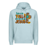 Blue Mist let me tell you about my jesus Premium Hoodie - MaliasSmallBusiness