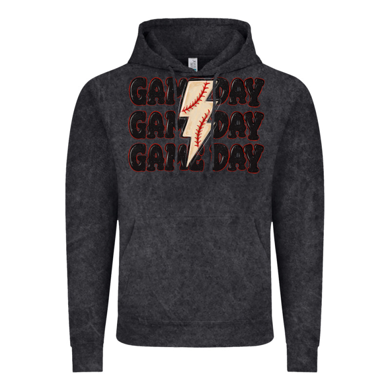 Game Day Game Day Baseball Vintage Hoodie by MaliasSmallBusiness | Teevron