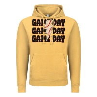 Vintage Mustard game day game day baseball Vintage Hoodie - MaliasSmallBusiness