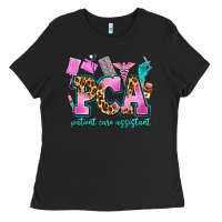 Black pca patient care assistant Ladies Tee - AdoDesignShop