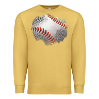 Antique Gold leopard baseball patch Premium Sweatshirt - Jasminsmagicworld