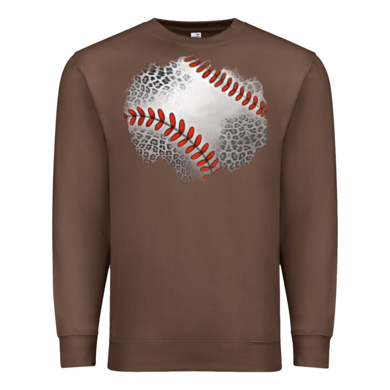 Leopard Baseball Patch Premium Sweatshirt by Jasminsmagicworld | Teevron