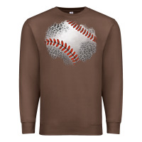 Chestnut leopard baseball patch Premium Sweatshirt - Jasminsmagicworld