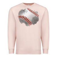Pale Pink leopard baseball patch Premium Sweatshirt - Jasminsmagicworld