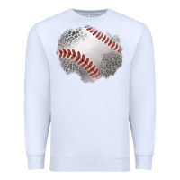 White leopard baseball patch Premium Sweatshirt - Jasminsmagicworld