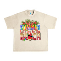 Sandshell hello summer lets go to the beach Urban Heavy Tee - texasbilliewilder