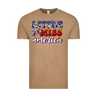 Vintage Coffee little miss america Vintage Tee - texasbilliewilder