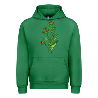 Emerald Tassel Flower Illustrations Urban Hoodie - LillyAllenDesigns