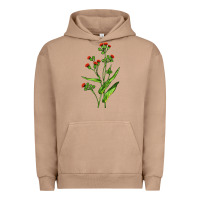 Pigment Burro Tassel Flower Illustrations Urban Hoodie - LillyAllenDesigns