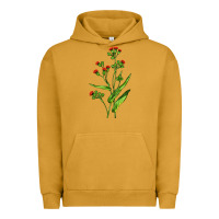 Pigment Peanut Butter Tassel Flower Illustrations Urban Hoodie - LillyAllenDesigns
