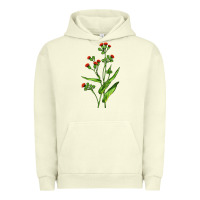 Pigment Pistachio Tassel Flower Illustrations Urban Hoodie - LillyAllenDesigns