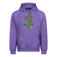 Tulip Tassel Flower Illustrations Urban Hoodie - LillyAllenDesigns