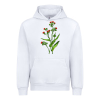 White Tassel Flower Illustrations Urban Hoodie - LillyAllenDesigns