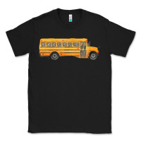 Black school bus Classic Tee - FaDigitalArtStudio