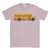 Lilac school bus Classic Tee - FaDigitalArtStudio