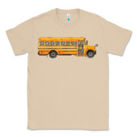 Mushroom school bus Classic Tee - FaDigitalArtStudio