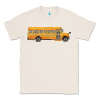 Natural school bus Classic Tee - FaDigitalArtStudio