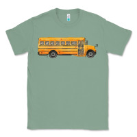 Sage school bus Classic Tee - FaDigitalArtStudio