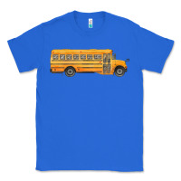 True Royal school bus Classic Tee - FaDigitalArtStudio