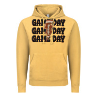 Vintage Mustard game day game day game day basketball Vintage Hoodie - MaliasSmallBusiness