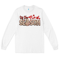 White tis the season with christmas cake Long Sleeve Tee - AdoDesignShop