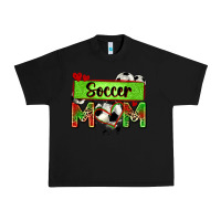 Black soccer mom with leopard Urban Heavy Tee - Zillion Design Studio