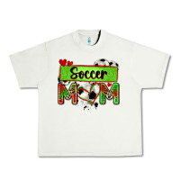 Pistachio soccer mom with leopard Urban Heavy Tee - Zillion Design Studio