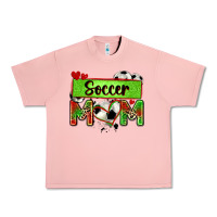 Salmon soccer mom with leopard Urban Heavy Tee - Zillion Design Studio