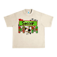 Sandshell soccer mom with leopard Urban Heavy Tee - Zillion Design Studio