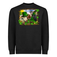 Black st patricks day cows Heavyweight Sweatshirt - RanaPortraitStore