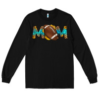 Black western mom american football Long Sleeve Tee - HRA Design Shop