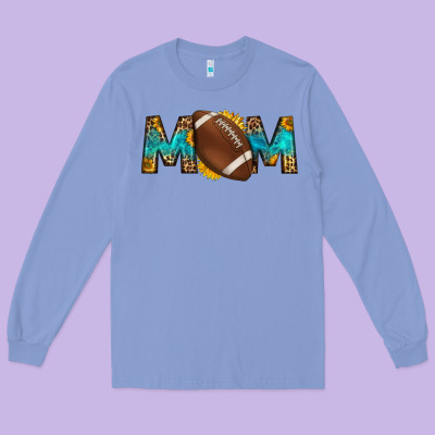 Western Mom American Football Long Sleeve Tee Designed By Hra Design Shop