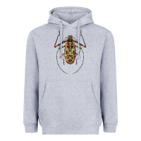 Acrocinus Beetle Illustrations Heavyweight Hoodie | Teevron