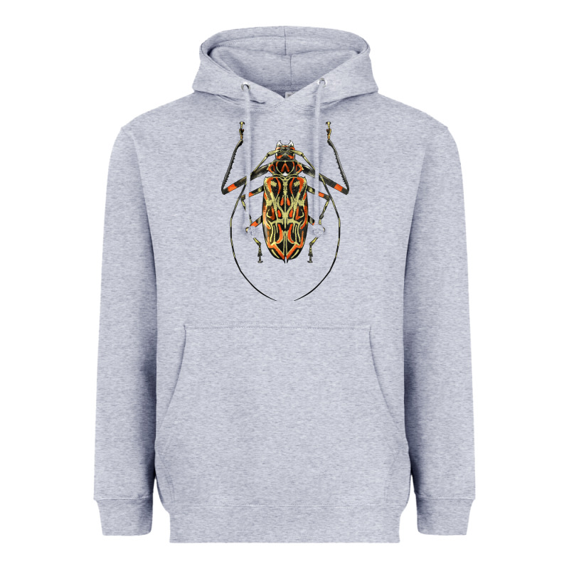 Acrocinus Beetle Illustrations Heavyweight Hoodie by LillyAllenDesigns | Teevron