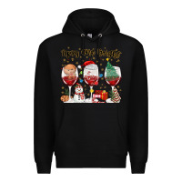 Black tipsy and bright christmas Premium Hoodie - MaliasSmallBusiness