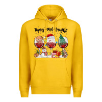 Lemon tipsy and bright christmas Premium Hoodie - MaliasSmallBusiness