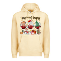 Pina Colada tipsy and bright christmas Premium Hoodie - MaliasSmallBusiness